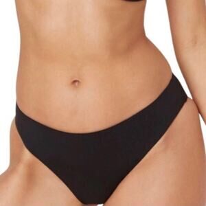 NWT Andie Swim The Symi Bikini Bottom Black Size XL
